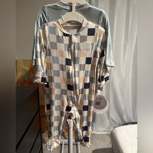 Milkberry Bamboo Checkered Set